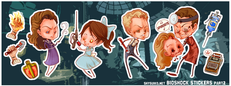 Illustration for article titled Borderlands, Bioshock, And Legend Of Zelda Stickers